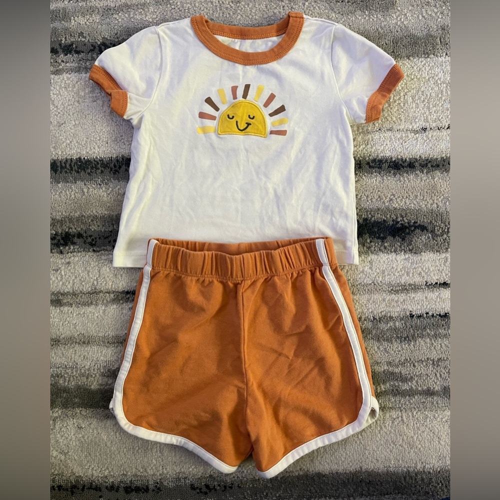 Matching shorts set toddler